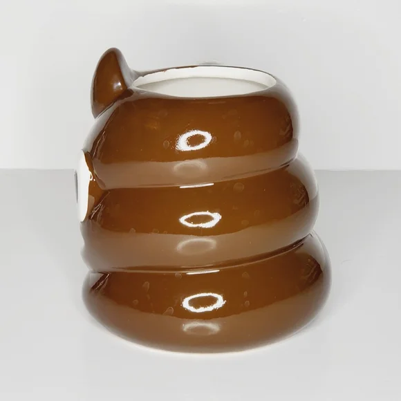Poop Emoji Ceramic Mug - Picture 2 of 7
